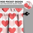 thumbnail image 3 of Minimalist Dots Kitchen Curtains 2 Pack - 27.5x36 Inch Semi-Sheer Rod Pocket Curtains, Retro Polka Dot Aesthetic for Modern Home Decor, 3 of 4