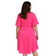 thumbnail image 3 of Vestido envolvente Roman Fashion Tallas Extras 4211 Fiusha fucsia 36, 3 of 6