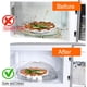 thumbnail image 4 of Paquete de 2 protectores contra salpicaduras de microondas, protector de microondas para alimentos, protector de placa de microondas sin BPA con ajustable Xemadio WMXL-309, 4 of 6