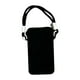 thumbnail image 5 of Soporte de silicona para teléfono, bolso con cremallera, bolsa con orificio para insertar, para citas festivas de chicas Negro, 5 of 8