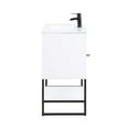 thumbnail image 5 of Manhattan Comfort Scarsdale 36" Metal Bathroom Vanity Sink in White/Black, 5 of 9