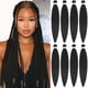 thumbnail image 1 of Alrence Cabello trenzado preestirado Trenza larga 30 pulgadas 8 paquetes Extensiones de cabello trenzado profesional Trenzas sintéticas de ganchillo (30 pulgadas 2#), 1 of 4