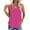 Hot Pink, variant on Tittly Tank Tops Vest for Women Women's Solid Color Fashionable Casual Round Neck Sleeveless Camisole Top Womens Tops Vest Tops for Women Black L
