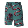 thumbnail image 5 of Naloa Snake And Rose Men's Beach Shorts, Surfing shorts, Swim trunks, Quick Dry Swim Trunks for Surfing Beach Fun - X-Large, 5 of 9