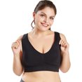 thumbnail image 3 of Magazine Plus Size Seamless Wireless Racerback Bra for Pregnant Basic Brassiere 4XL-6XL, 3 of 6