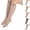 Gray, variant on HAJWOH Women's Sheer Knee High Stockings Nylon Stocking Wide Band Non-Slip Hosiery