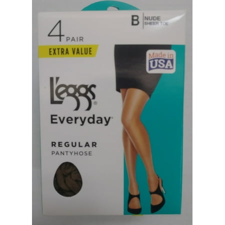 

Hanes L eggs Women s Everyday Regular Pantyhose 4 Pair