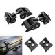 thumbnail image 2 of Cerrojo de capó para Jeep Wrangler JK/JKU 2007-2017 - Kit de bloqueo de aluminio negro ajustable, evita vibraciones y aumenta seguridad al conducir. Incluye 2 cerrojos premium., 2 of 6