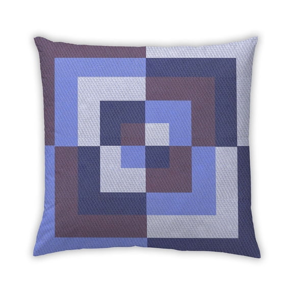 Ahgly Company Outdoor Square Contemporary Throw Pillow, 18 inch by 18 inch