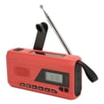 thumbnail image 4 of Radio de emergencia con manivela multifuncional FM AM WB Radios solares portátiles para emergencias domésticas Supervivencia al aire libre, 4 of 5