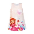 thumbnail image 6 of Girls Dress Pink Birthday Balloon Love Heart Casual Sleeveless Dress 4 Years, 6 of 7