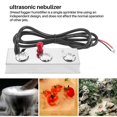 thumbnail image 2 of 3 Head Ultrasonic Mist Maker Fogger Stainless Steel Humidifier Aeromist Hydroponics Nebulizer Water, 2 of 5