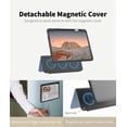 thumbnail image 5 of EIP Case for iPad Air 11" M3/M2 (2025/2024), 5th/4th Gen (2022/2020), Adjustable Hinge Stand, Portrait/Landscape View, Rotating Stand with Removable Magnetic Cover, Auto Wake/Sleep, Dual-Device Use, 5 of 8