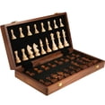 thumbnail image 1 of Chess Set Wooden Chess Chess Set Wooden Chess Gift Foldable Chess Board Travel Chess Board Folding Portable Chess Game, 1 of 8