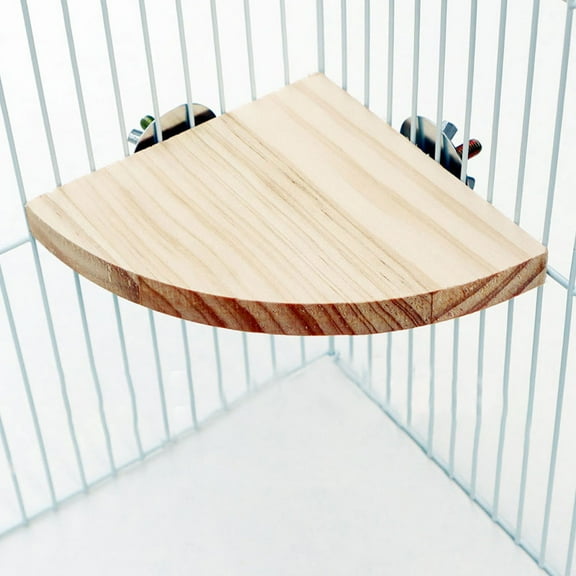 Masteelf Khaki Bird Training Platform with Durable Plastic for Pet Cockatiel Toy and Exercise 2pcs