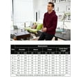 thumbnail image 2 of Coshow Men's Hooded Sweatshirt Casual Long Sleeve Waffle Knit Drawstring Pullover, 2 of 5