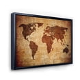 thumbnail image 3 of Designart 'Ancient World Map XI' Vintage Framed Canvas Wall Art Print, 3 of 5