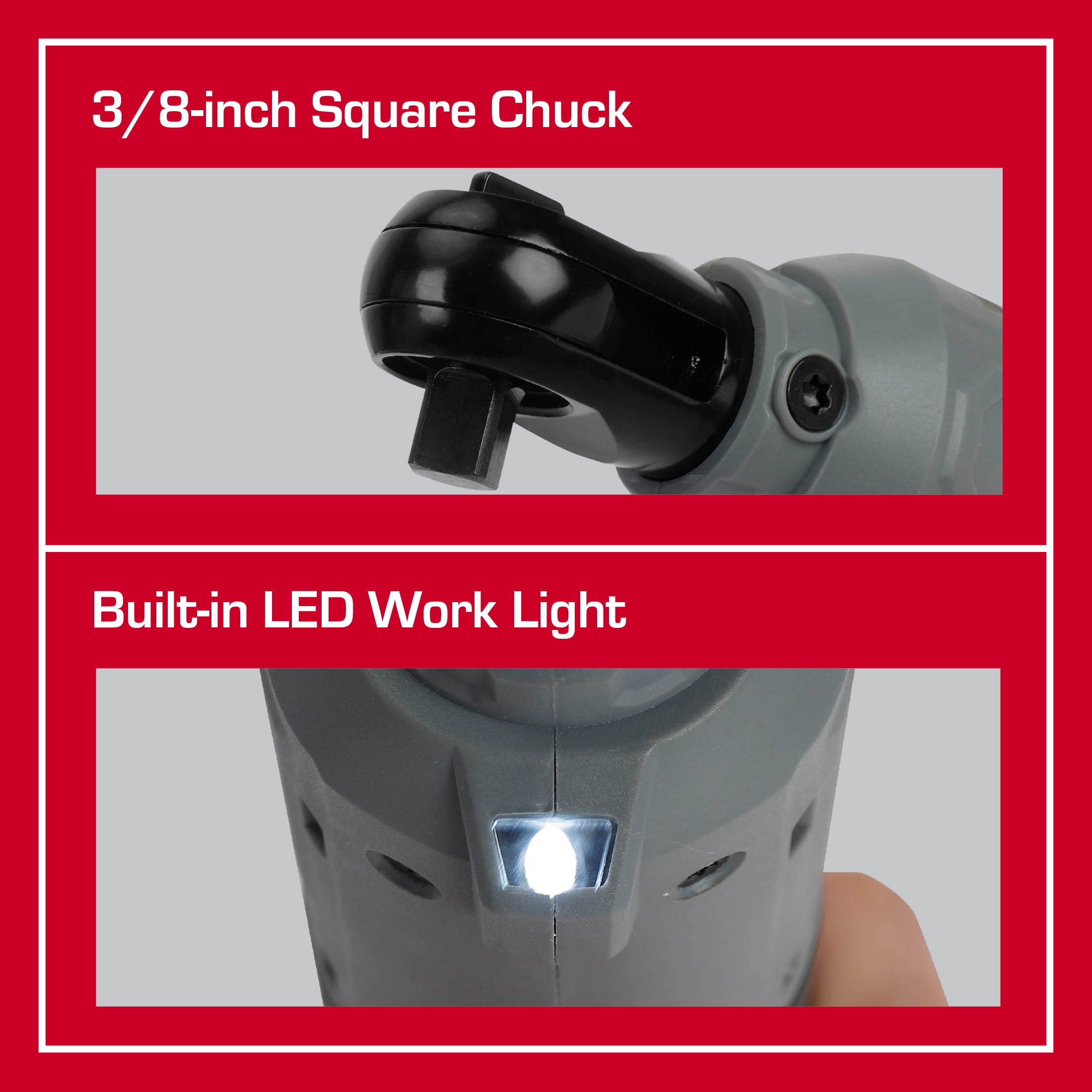 Hyper Tough 12V Brushless Ratchet Wrench with 1.5Ah Battery