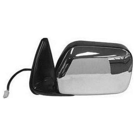 Left Driver Side Power Mirror - Chrome - Compatible with 1993 - 1998 Toyota T100 1994 1995 1996 1997