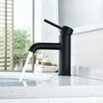 thumbnail image 5 of Tubize Single Hole Single-Handle Bathroom Faucet in Matte Black, 5 of 8