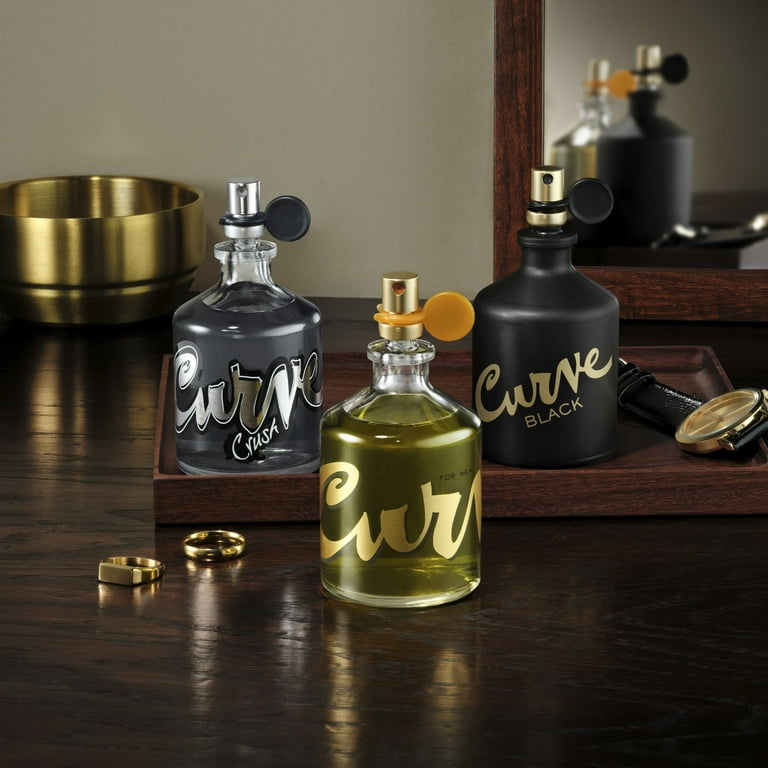 Curve Black, Cologne for Men, Spicy Woody Magnetic Fragrance,