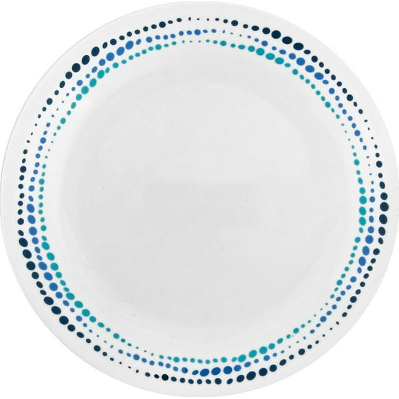 Corelle Ocean Blues 8.5" Glass Salad Plate, Corelle® 8.5" plate