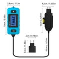thumbnail image 6 of Automotive Circuit Fault Probe Tester, High-Precision Current Tester, 20A 48V Car Relay Fuse Blade Checker, Built-in Front Light with Blue Backlit LCD Screen(2PCS), 6 of 9
