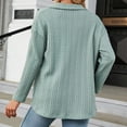 thumbnail image 4 of AherBiu Chemises pour Femmes Automne Tendance Chemise Boutonnée Manches Longues Ample Décontractée Col Rabattu, 4 of 6