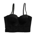 thumbnail image 4 of Sokhug Women's Lace Mesh Bustier Crop Top Corset Bra, 4 of 6