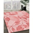 thumbnail image 2 of Ahgly Company Indoor Round Patterned Bean Red Area Rugs, 3' Round, 2 of 6