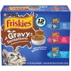 Purina Friskies Gravy Sensations Seafood Pouches, Wet Cat Food Variety Pack