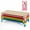 Multicolour, variant on Costway 6 Pack Stackable Daycare Cots with Easy Lift Corners Heavy-Duty Metal Frame Kids Blue