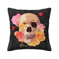 thumbnail image 1 of ZICANCN Cupid Arrow Rose Skull Throw Pillow Covers, Bed Couch Sofa Knit Decorative Pillow Covers for Living Room Farmhouse, 22"x22", 1 of 8