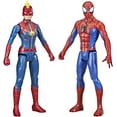 thumbnail image 6 of Titan Hero Series Spider-Man, Captain America, Iron Man, Thor, Captain Marvel & Black Panther Action Figure 6-Pack, 6 of 7