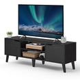 thumbnail image 2 of VASAGLE Mueble de TV, Soporte de TV con Estante Ajustable, para Televisores de hasta 65 Pulgadas, Negro Tinta MLTV556B01, 2 of 8