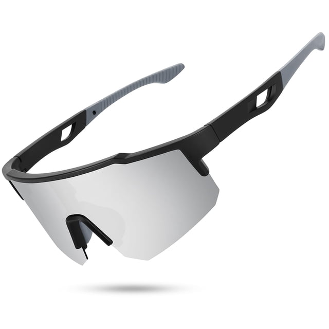 Gafas de Sol Polarizadas STORYCOAST con Protección UV y Marco Negro Mate