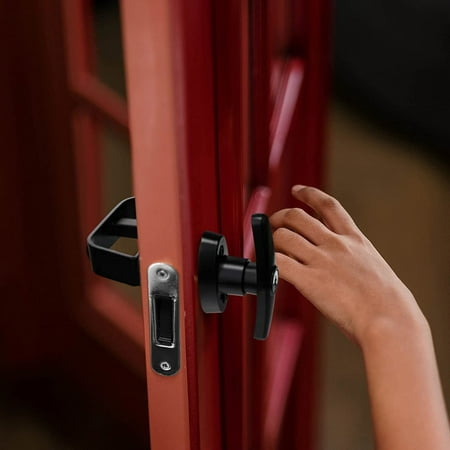 10 Pieces Shed Door Handle Lock Set, 1 Piece Garage Door Hardware