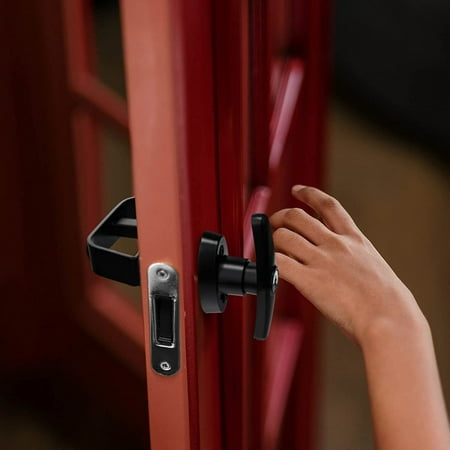 10 Pieces Shed Door Handle Lock Set Including 4 T Strap Hinge 1 Piece 10 Pieces Shed Door Handle Lock Set, 1 Piece Garage Door Hardware