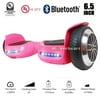 "Hoverboard Two-Wheel Self Balancing Electric Scooter 6.5"" UL 2272 Certified, Pink"
