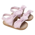 thumbnail image 2 of Linfrsh Baby Boys Girls Summer Sandals Outdoor Beach Anti-Slip Rubber Soft Sole Kids Toddler First Walking Shoes(Pink,6-12 Months), 2 of 7