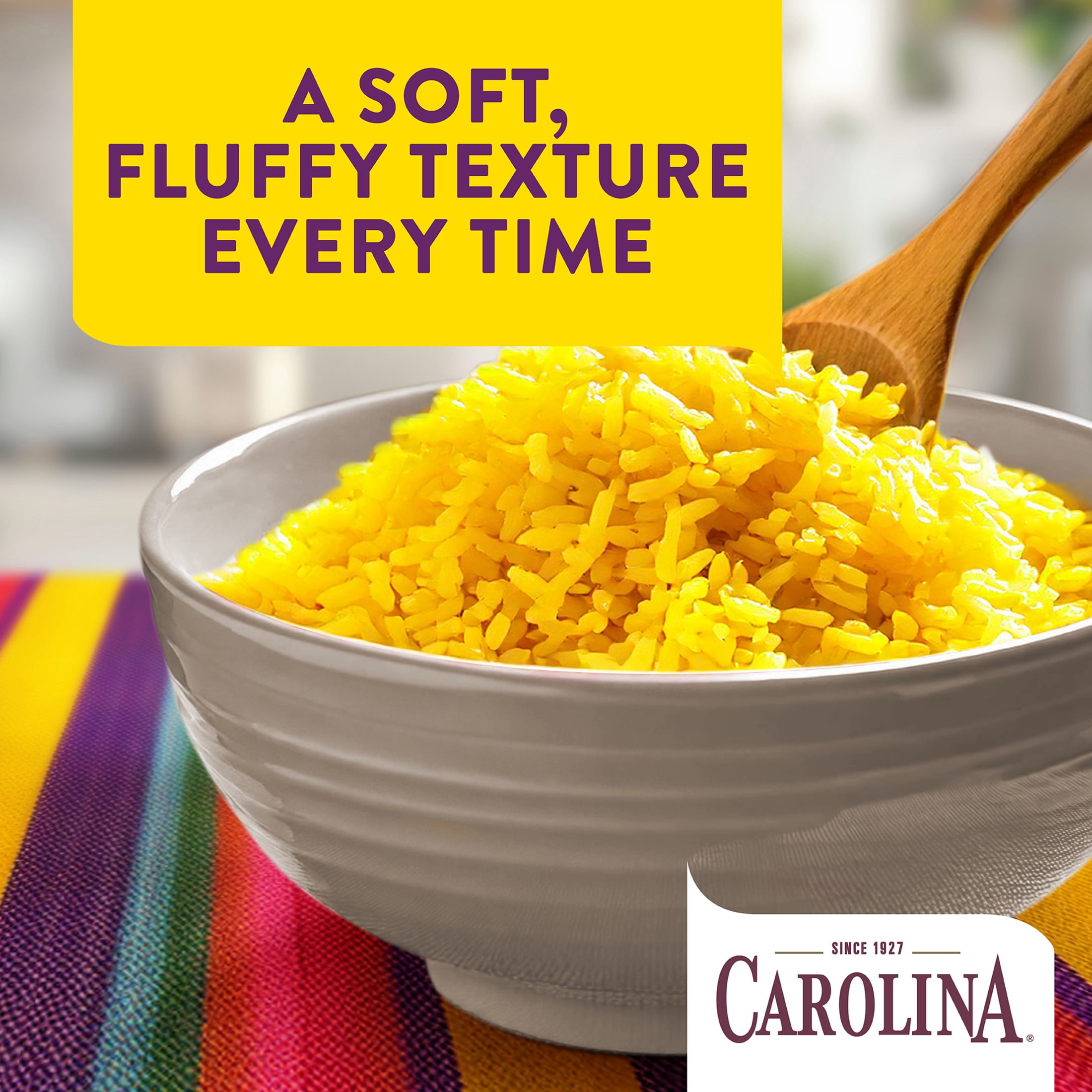 (6 pack) Carolina Ready-to-Eat Yellow Microwavable Rice, Gluten Free, 8.8 oz Pouch