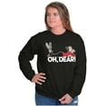 thumbnail image 5 of Popeye Olive Oyl Oh Dear Quote Women Crewneck Sweatshirt Brisco Brands S, 5 of 6