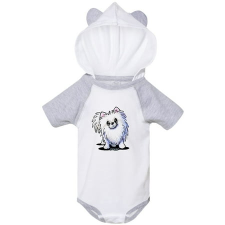 

Inktastic Creamy White Pom Gift Baby Boy or Baby Girl Bodysuit