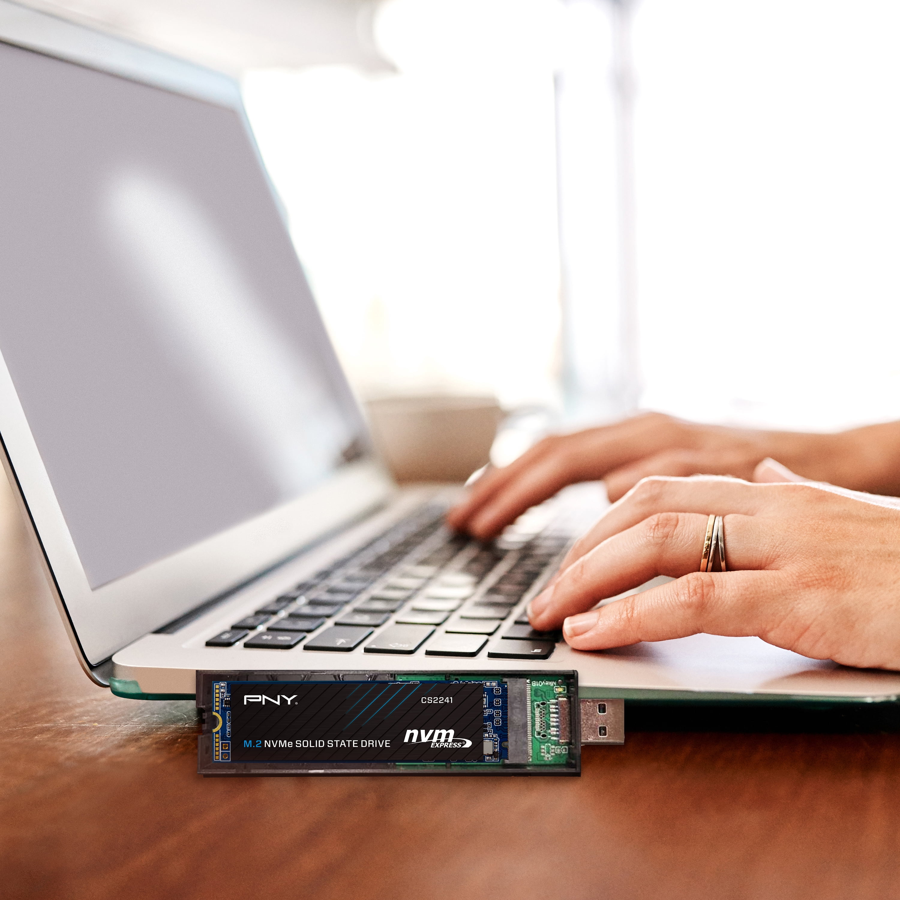 PNY CS2241 2TB Gen4 x4 PCIe NVMe M.2 Internal SSD Upgrade Kit with
