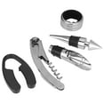 thumbnail image 4 of Kit de Abridor de Vinos Duradero/Set Durable, Sacksksksksksking de vino Multifuncional, Kit de Aperta de Botella de vino de Anillo de GOTEO ACESORIO DE COCINA PARA EL HOGAR NEGRO NEGRO, 4 of 7