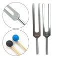 thumbnail image 4 of 1 Set Tuning Mallet High Hardness Rust-proof Aluminum Alloy Tuning Fork with Mallet Pouch Set for Home, 4 of 7