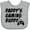 AC-Heather Grey, variant on Inktastic Daddy's Gaming Buddy with Controller Boys or Girls Baby Bib