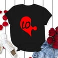 thumbnail image 4 of FASHOFT Valentines Shirts for Matching Couples Mens Long Sleeve Shirt Valentines Day Gifts for His and Her Black L, 4 of 5