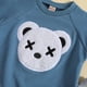 thumbnail image 5 of Odeerbi 2-7 Años Niños Niñas Trajes de Algodón Bordado de Manga Larga Sudadera Pantalones Jogger Conjunto de Dos Piezas, 5 of 5