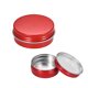 thumbnail image 1 of Latas Redondas Aluminio, Contenedores Tapa Metal con Tornillo Estaño 1oz / 30ml-rojo (12 piezas), 1 of 5